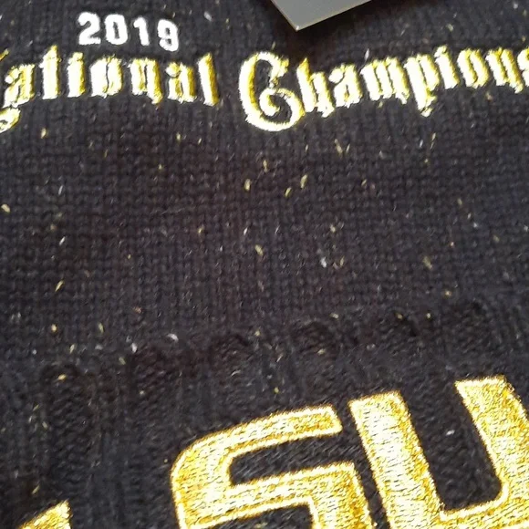 Nike Team LSU Tigers 2019 National Champs Beanie - Picture 2 of 4
